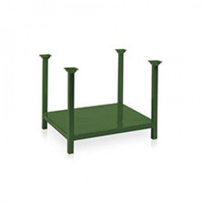 Contenitore mm 1000x800x630+120h. Verde