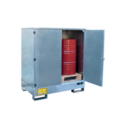 water-tight box mm. 1395Lx905Dx1500H +100H. Galvanised.