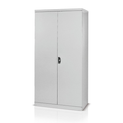 Tool cabinet with hinged doors mm. 1023Lx500Dx2000H. Light grey.