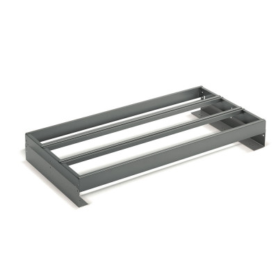 Bushing holder frame for drawer with 3 rows mm. 890Lx444Dx69H. Dark grey.