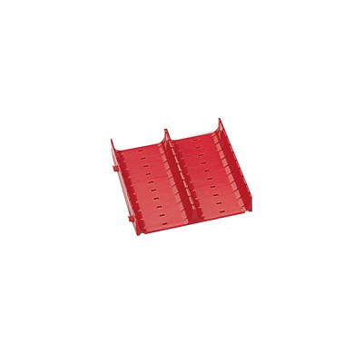 Elemento modulare mm 150x150x28h. Rosso