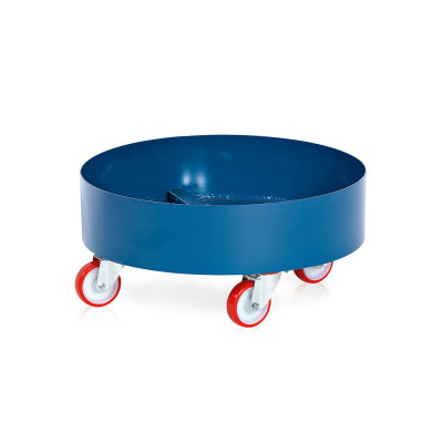 Trolley for 1 drum diameter 610x150/275H. Dark blue.