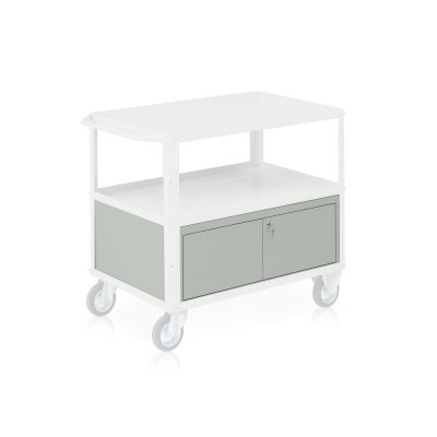 Chest for trolley mm. 930Lx600Dx325H. Grey.
