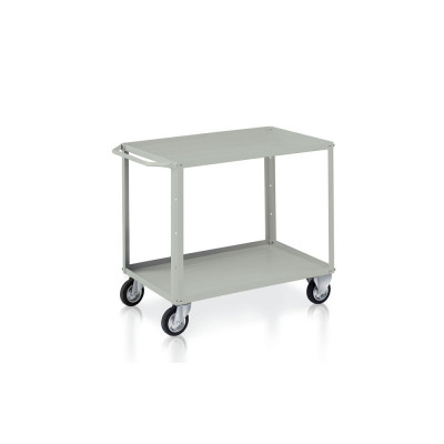 Trolley 2 trays mm. 1040Lx600Dx865H. Grey.