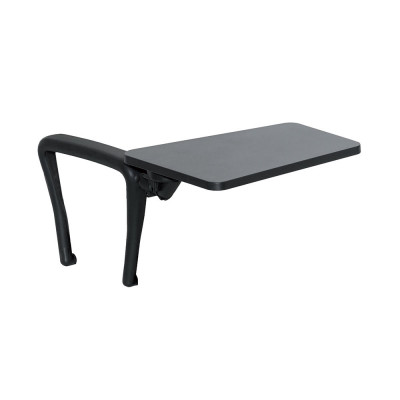 Right armrest with black polypropylene table.