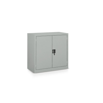 Hinged doors cabinet and 2 shelves mm. 1000Lx600Dx1000H.