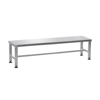 Stainless steel bench mm. 1500Lx400Dx450H.
