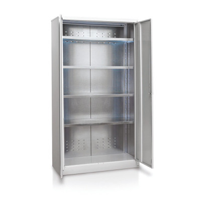 Cabinet for outdoors mm. 965Lx400Dx1800H Galvanised plasticised.