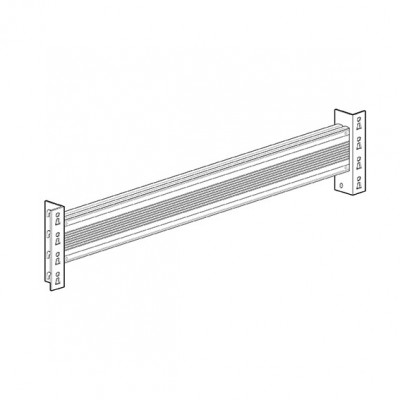 Pallet rack horizontal beams series 85-110. Sizes: mm 2200Lx50Dx120/215H.
