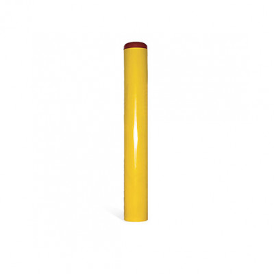 Bumper pole mm. Diameter 70x500H. Yellow.