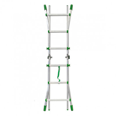 Multi-purpose professional aluminium ladder 3/3 steps.